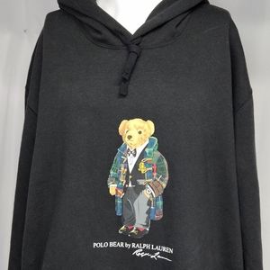 NWT 4XLTall Polo Ralph Lauren Bear Hooded Fleece Sweatshirt Hoodie